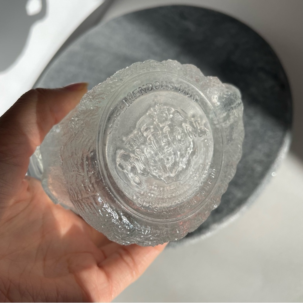 Vintage McDonalds Flintstones Glass Tree Mug Cup - Picture 6 of 9